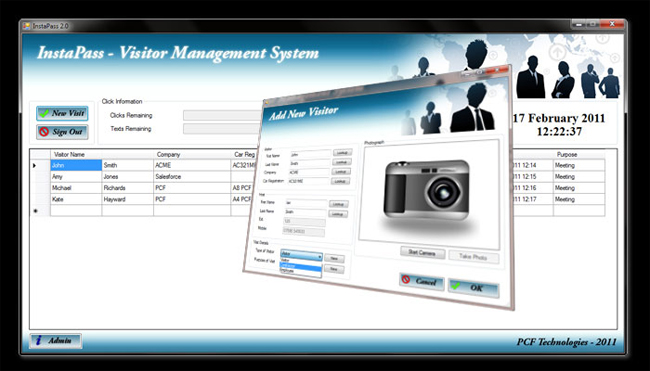 Instapass Visitor Management and ID Card Pass System