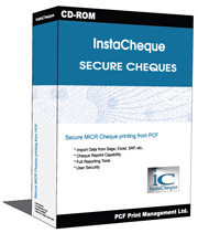 InstaCheque Software - Laser Cheque Printing System